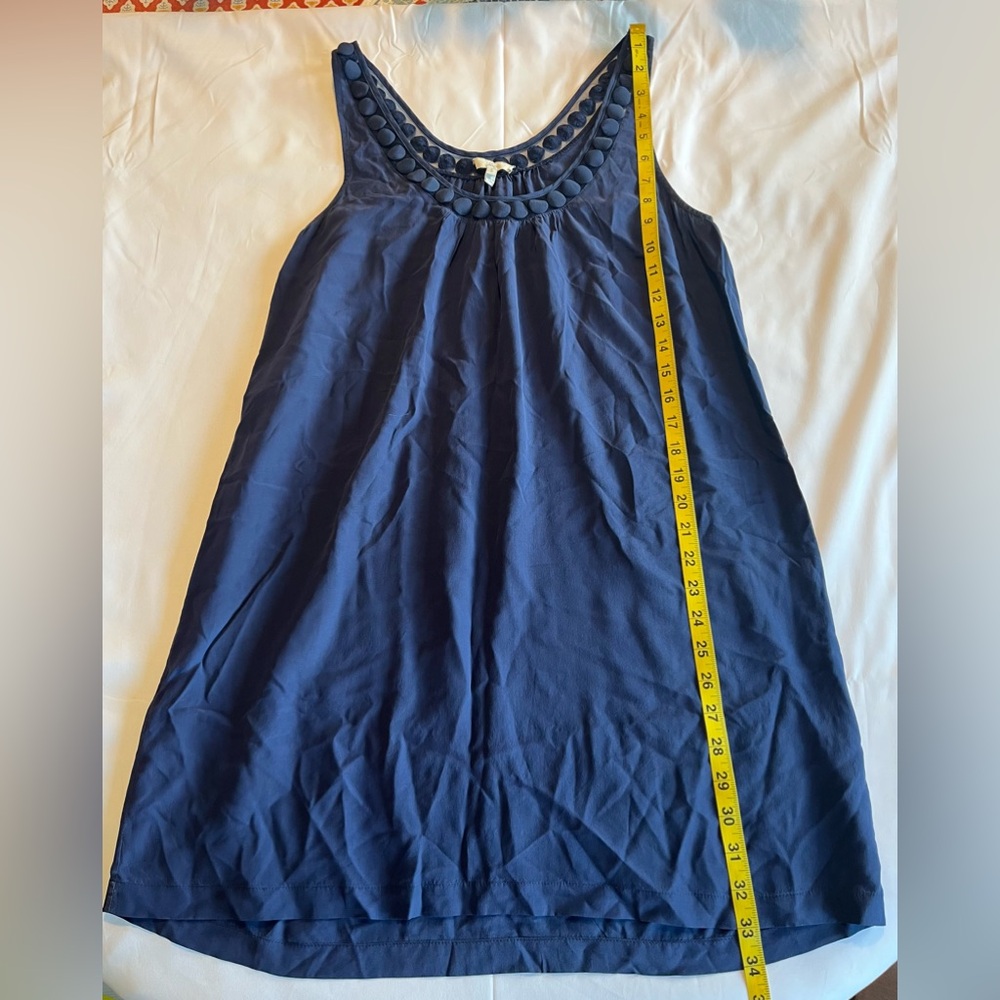 $250 Joie Size S Silk Sleeveless Tank Mini Dress(READ) - Picture 8 of 10